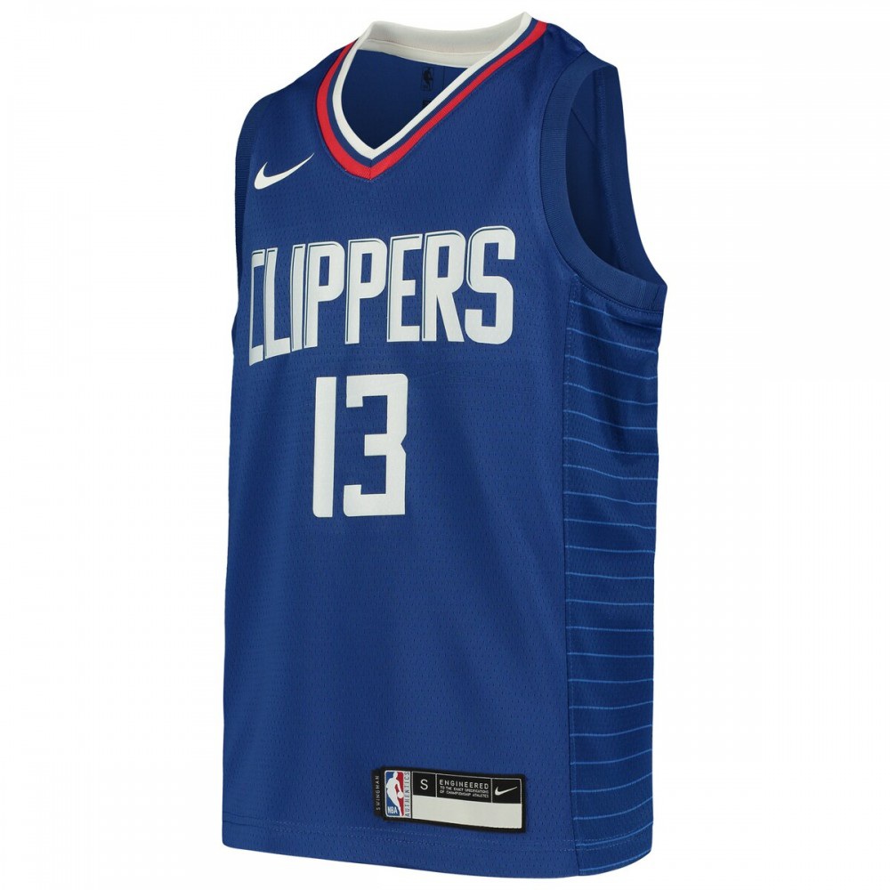 Paul George LA Clippers Youth Swingman Jersey - Icon Edition - Royal-Pro Kit Vault | Brand New 26/27 Sports Jerseys